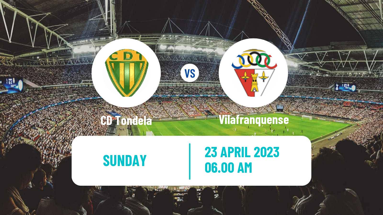 Soccer Portuguese Liga 2 Tondela - Vilafranquense