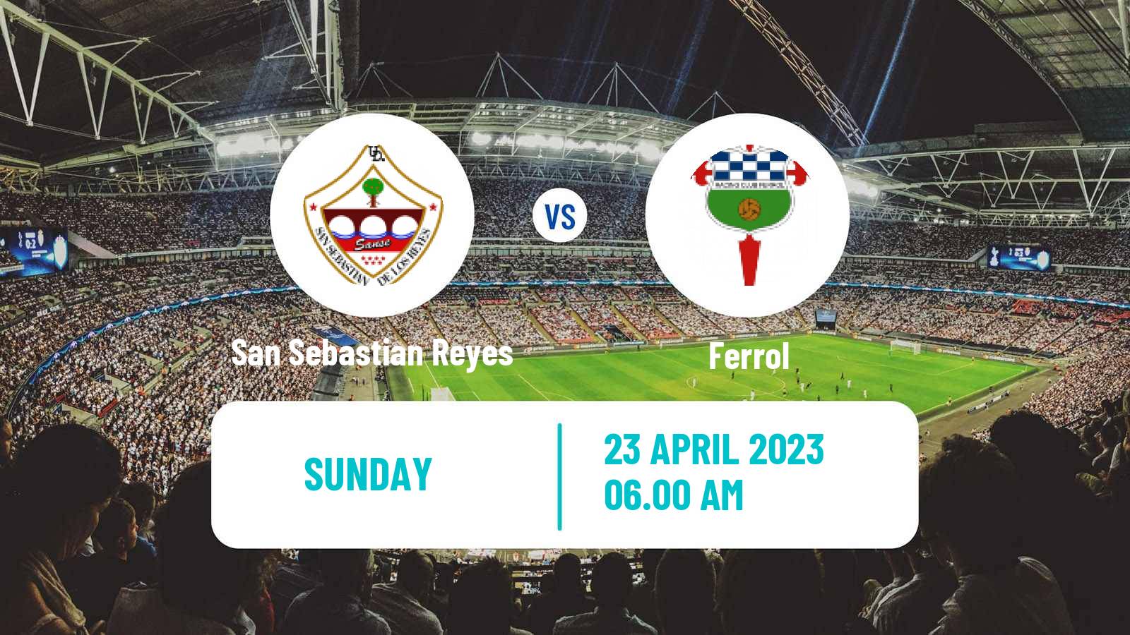 Soccer Spanish Primera RFEF Group 1 San Sebastian Reyes - Ferrol