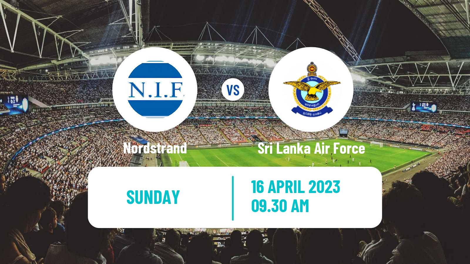 Soccer Norwegian Division 3 - Group 6 Nordstrand - Sri Lanka Air Force