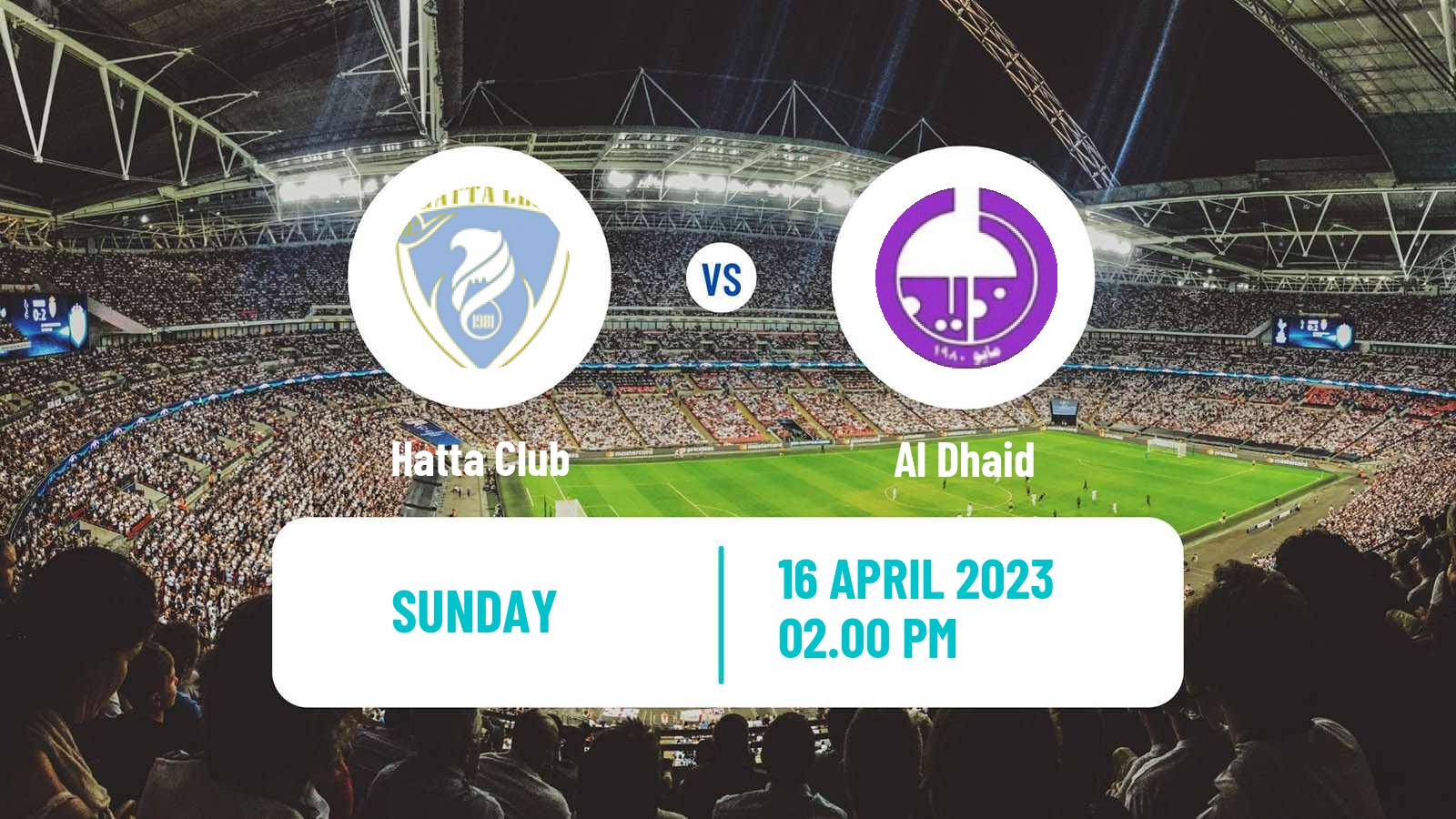 Soccer UAE Division 1 Hatta - Al Dhaid
