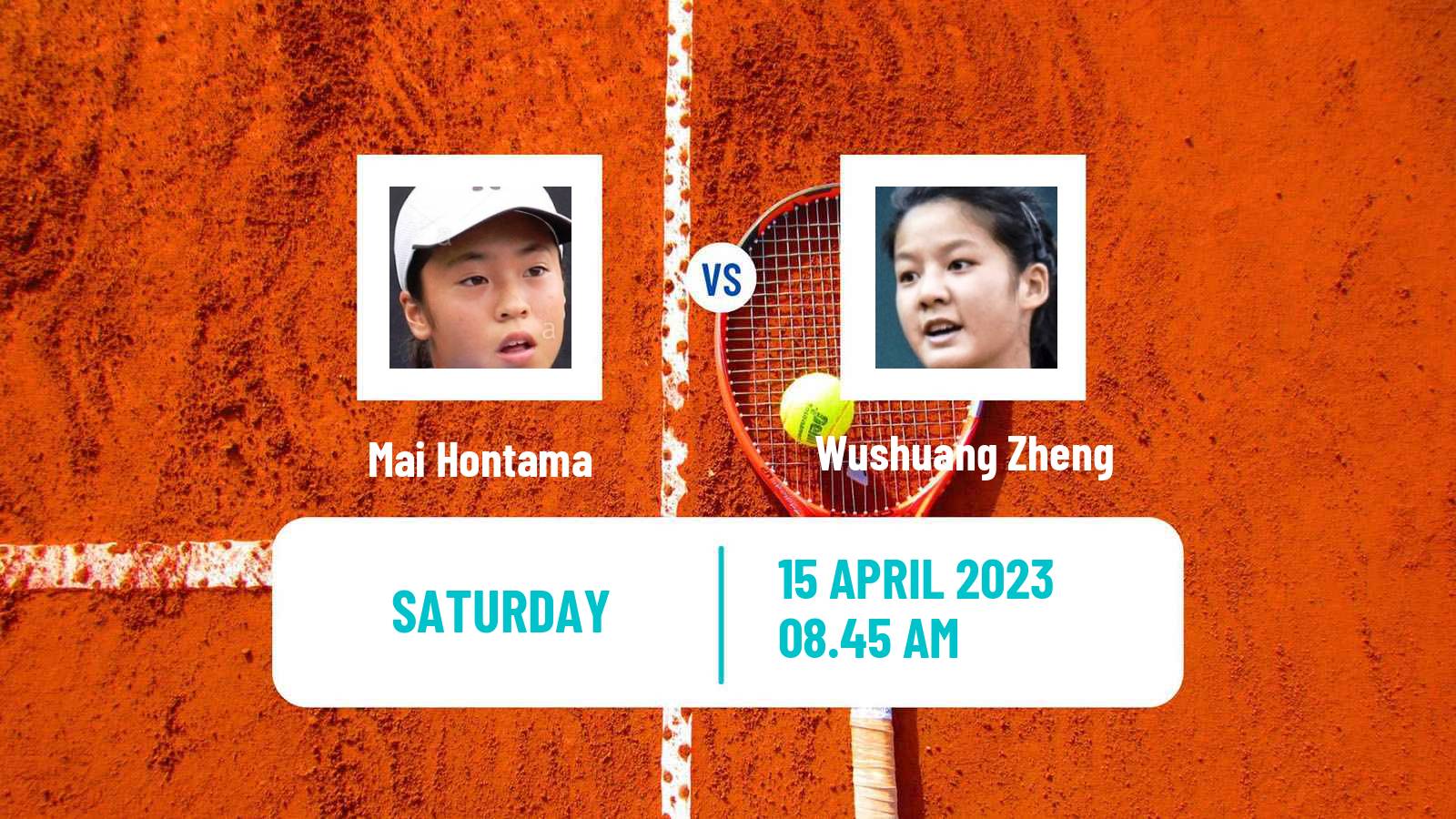 Tennis WTA Billie Jean King Cup Group I Mai Hontama - Wushuang Zheng