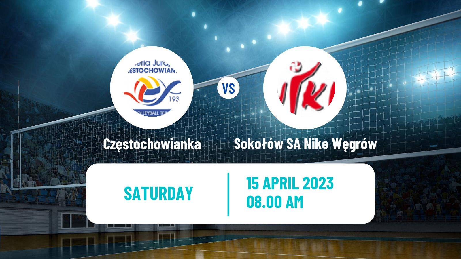 Volleyball Polish I Liga Volleyball Women Częstochowianka - Sokołów SA Nike Węgrów