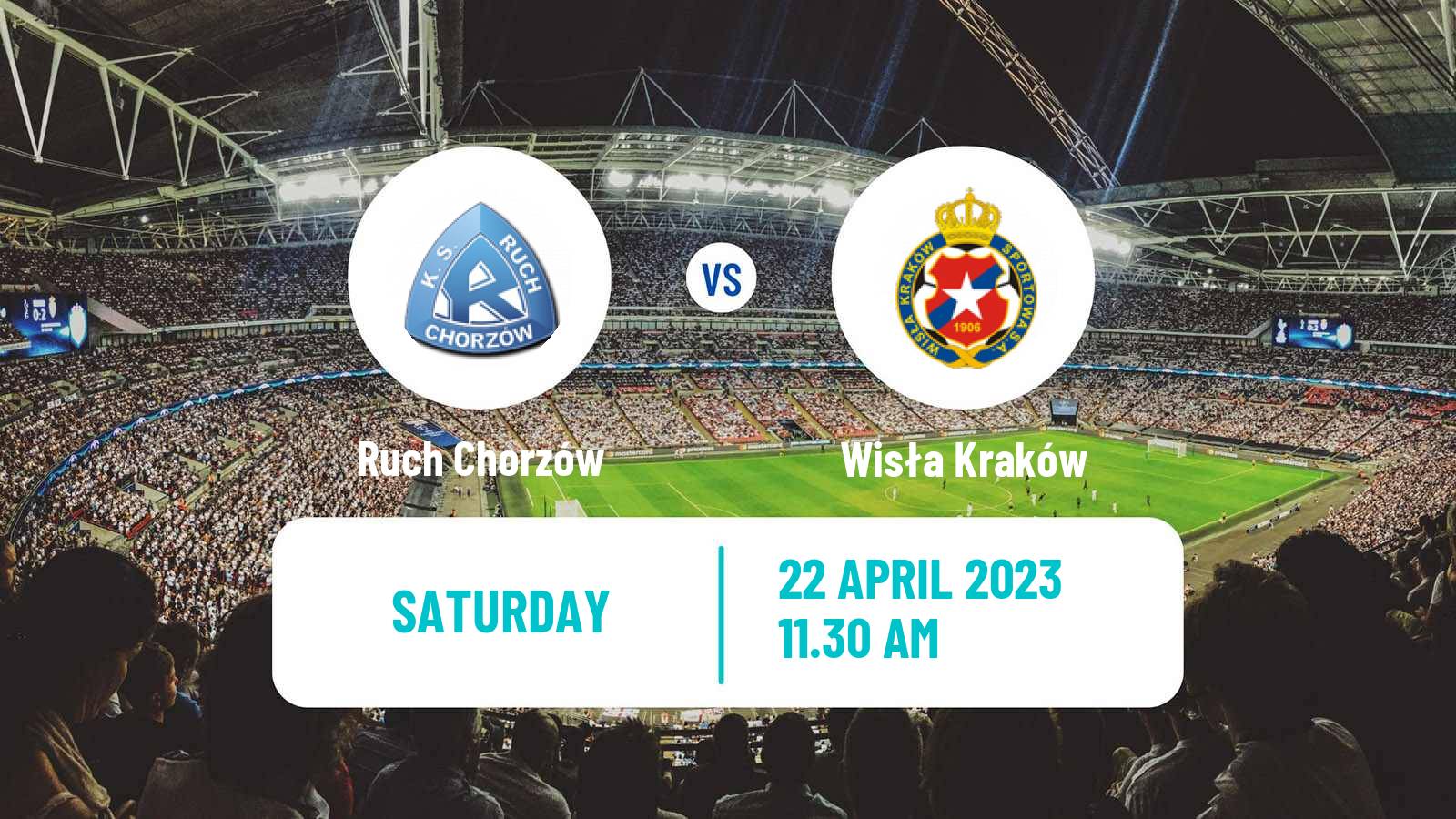 Soccer Polish Division 1 Ruch Chorzów - Wisła Kraków