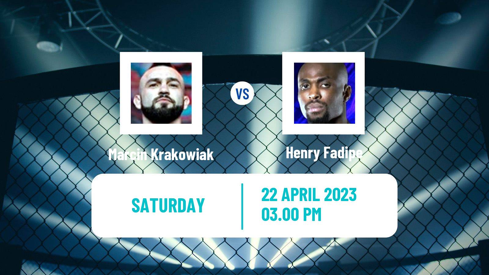 MMA MMA Marcin Krakowiak - Henry Fadipe