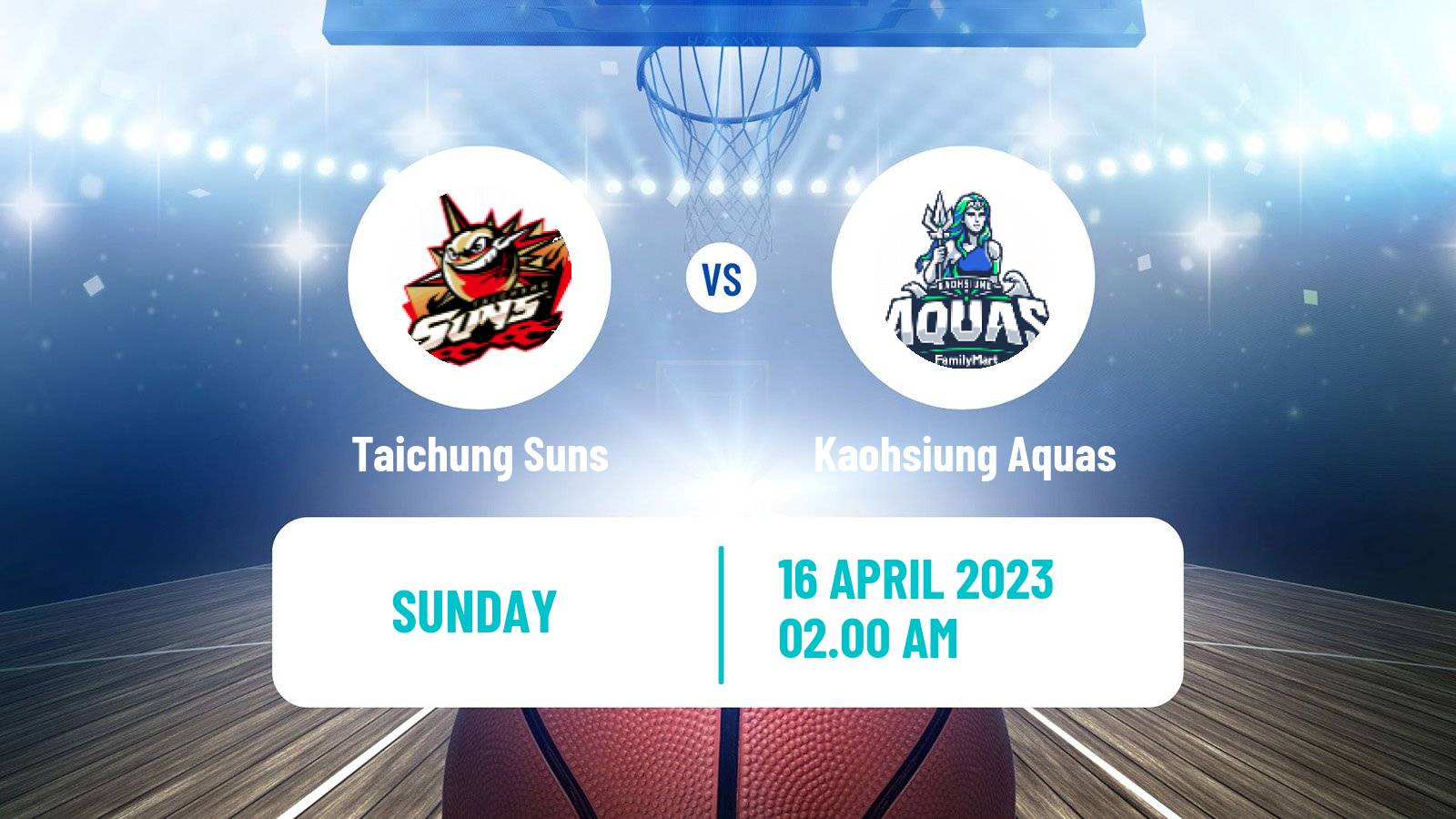 Basketball Taiwan T1 League Basketball Taichung Suns - Kaohsiung Aquas