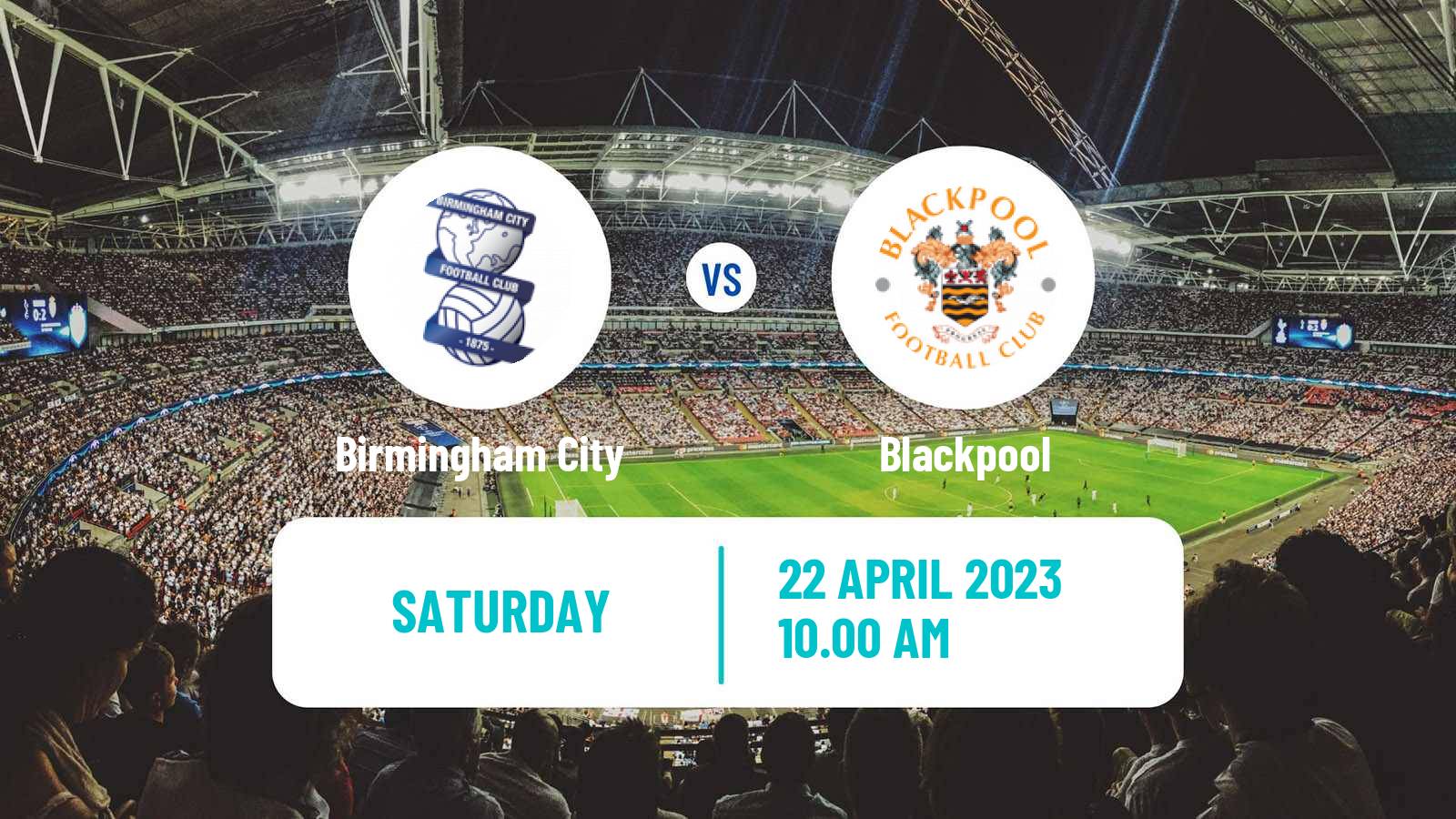 Soccer English League Championship Birmingham City - Blackpool