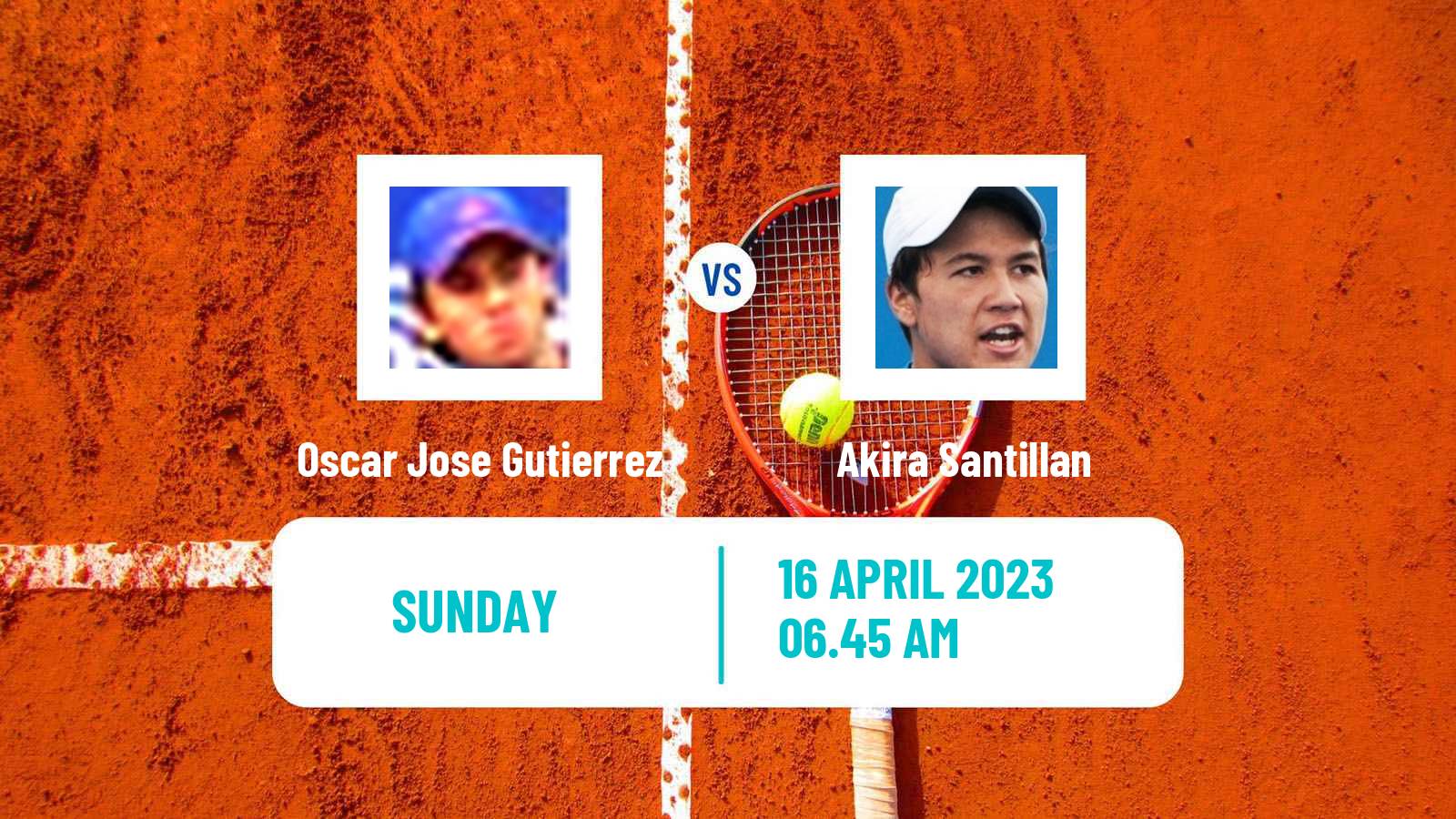Tennis ATP Challenger Oscar Jose Gutierrez - Akira Santillan