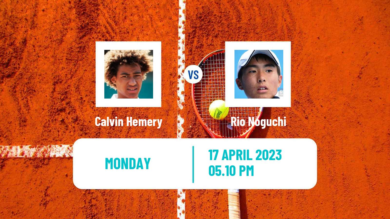 Tennis ATP Challenger Calvin Hemery - Rio Noguchi