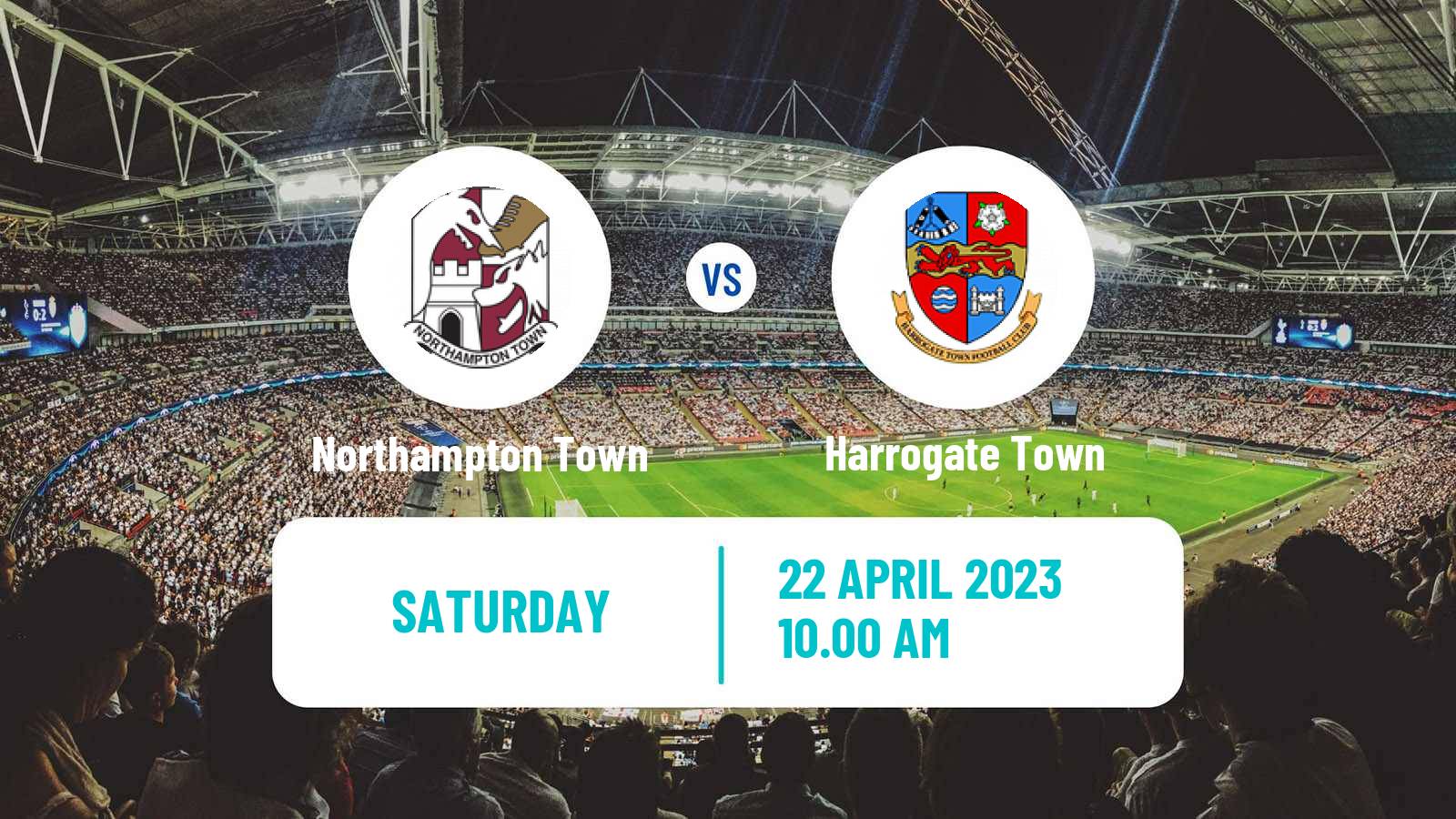 Soccer English League Two Northampton Town - Harrogate Town