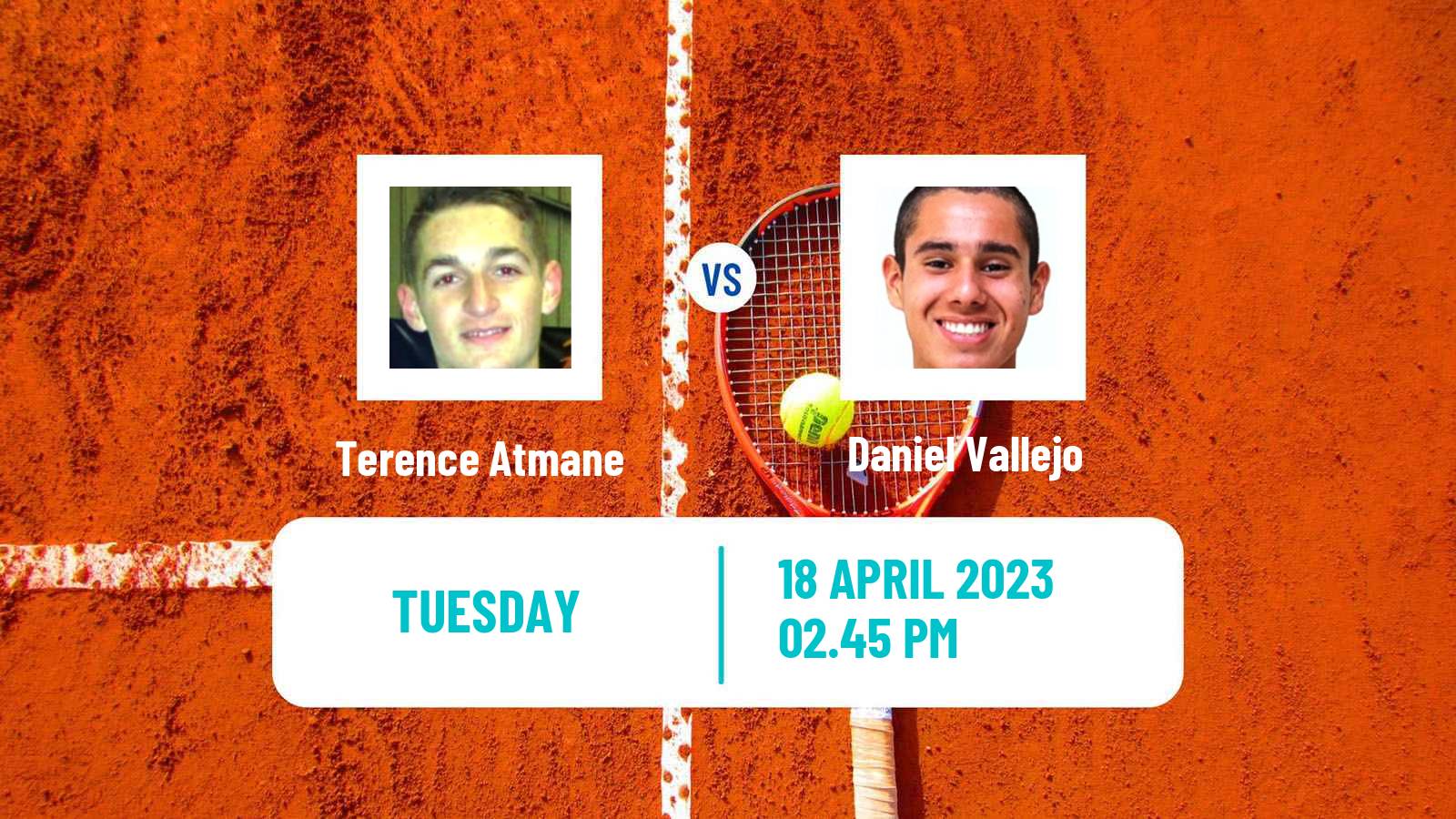 Tennis ATP Challenger Terence Atmane - Daniel Vallejo