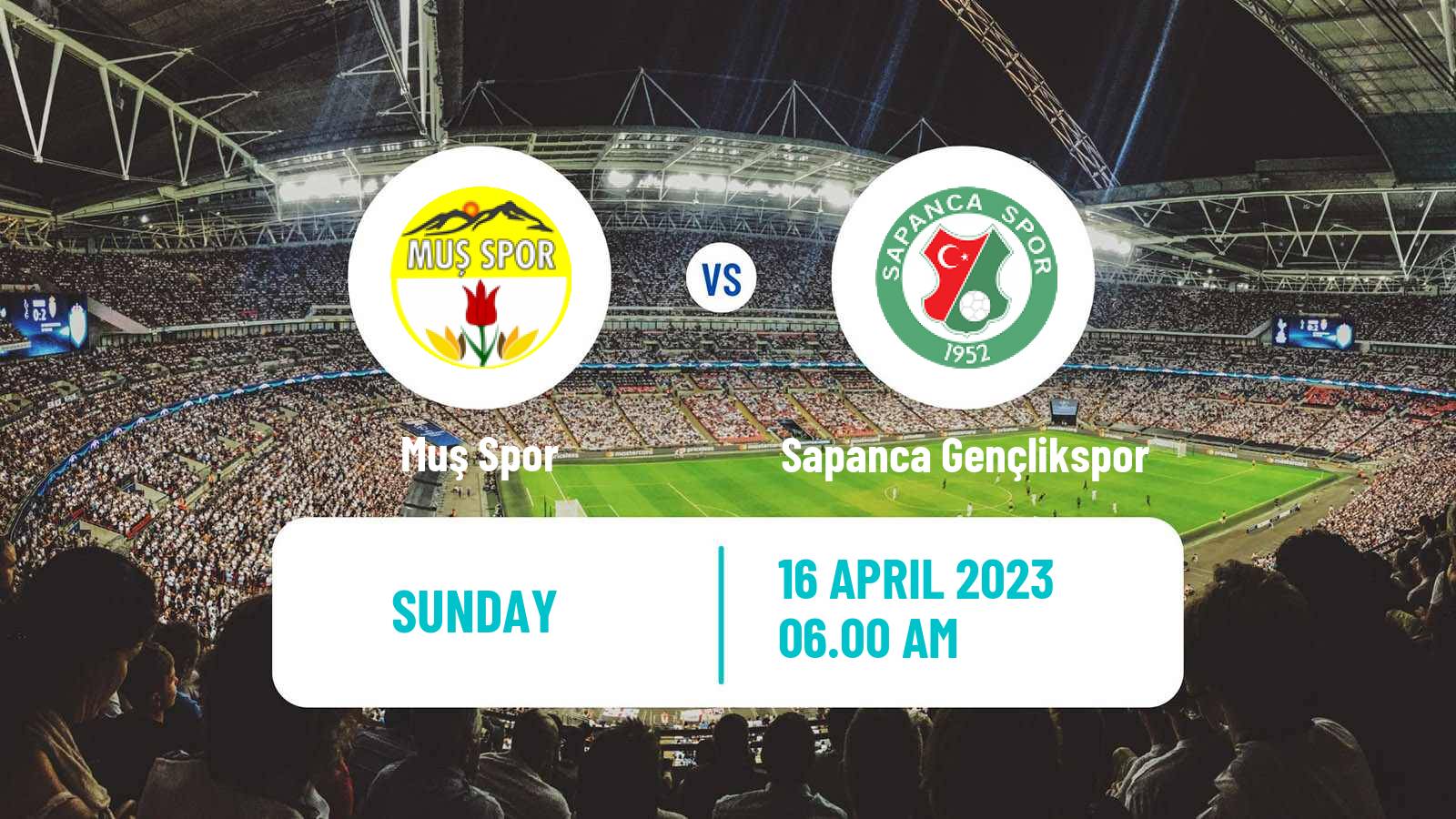 Soccer Turkish 3 Lig Group 3 Muş Spor - Sapanca Gençlikspor