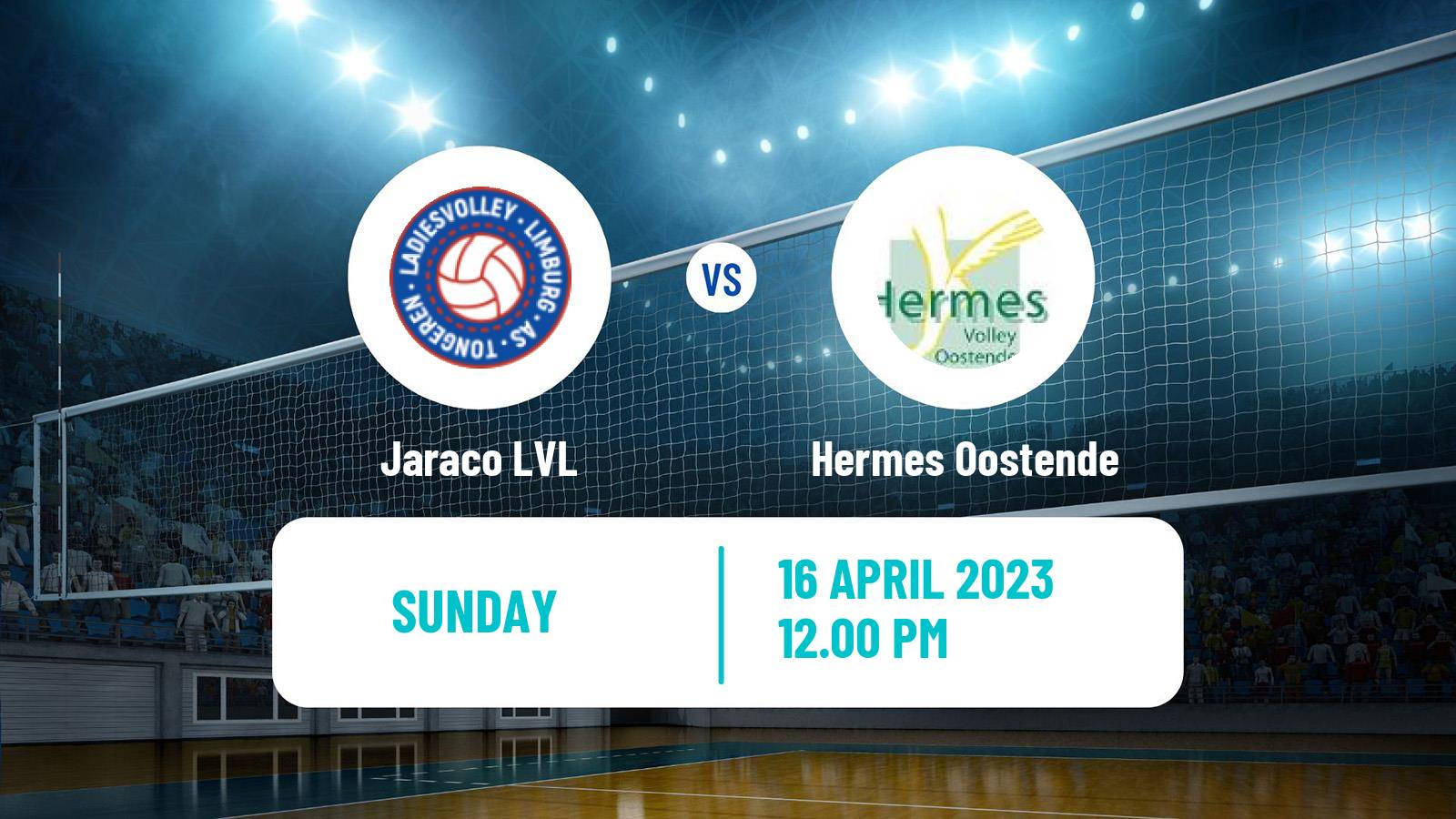 Volleyball Belgian Liga A Volleyball Women Jaraco LVL - Hermes Oostende