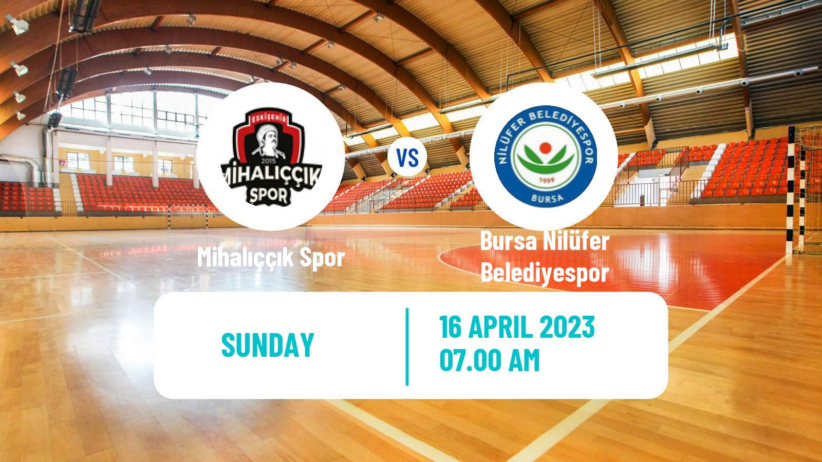 Handball Turkish Superlig Handball Mihalıççık Spor - Bursa Nilüfer Belediyespor