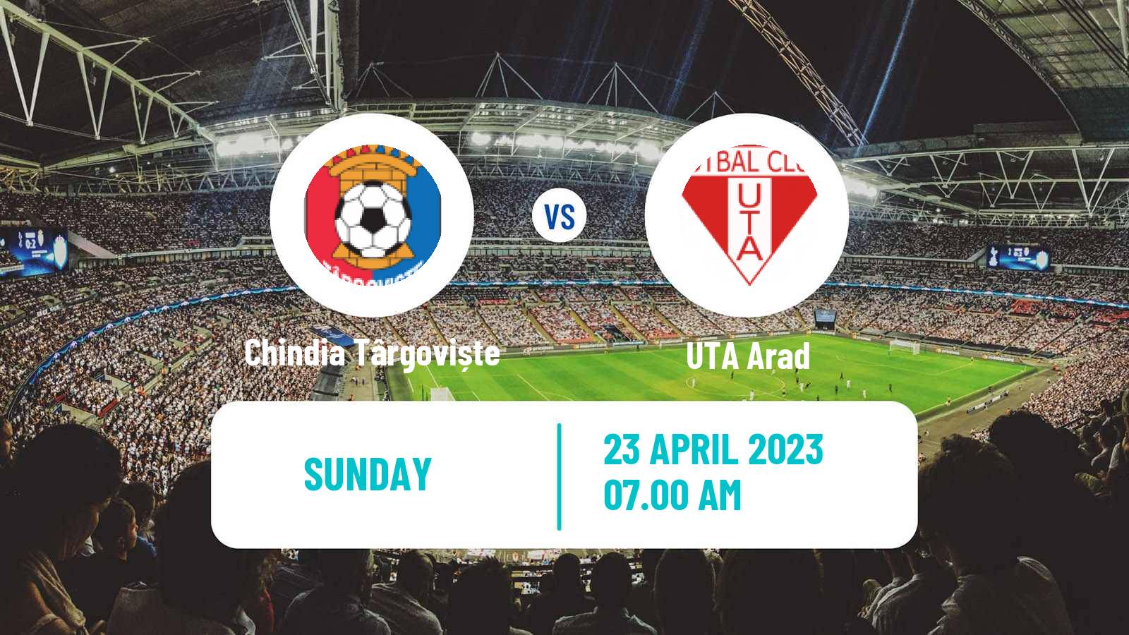 Soccer Romanian Liga 1 Chindia Târgoviște - UTA Arad