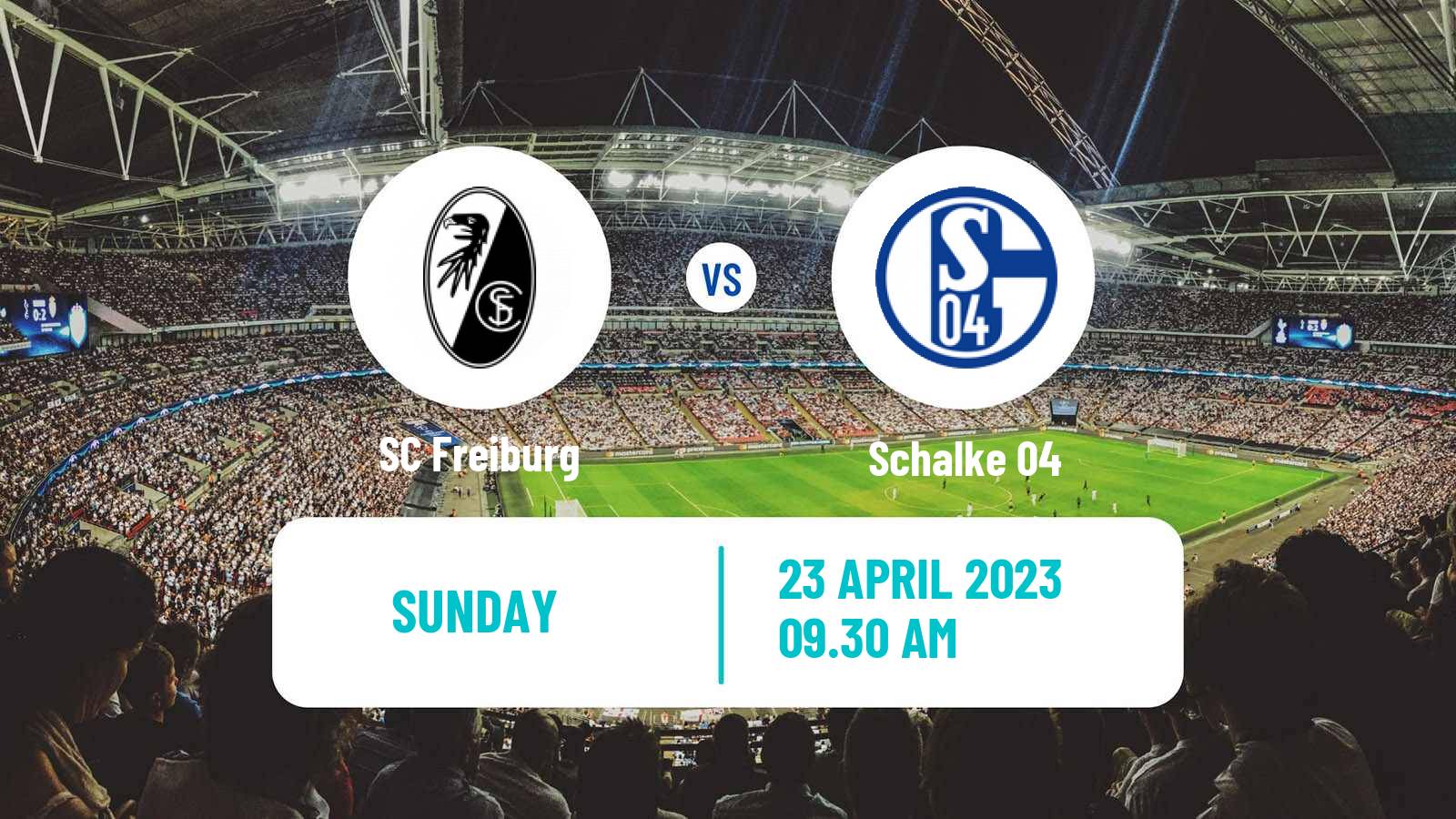 Soccer German Bundesliga Freiburg - Schalke 04