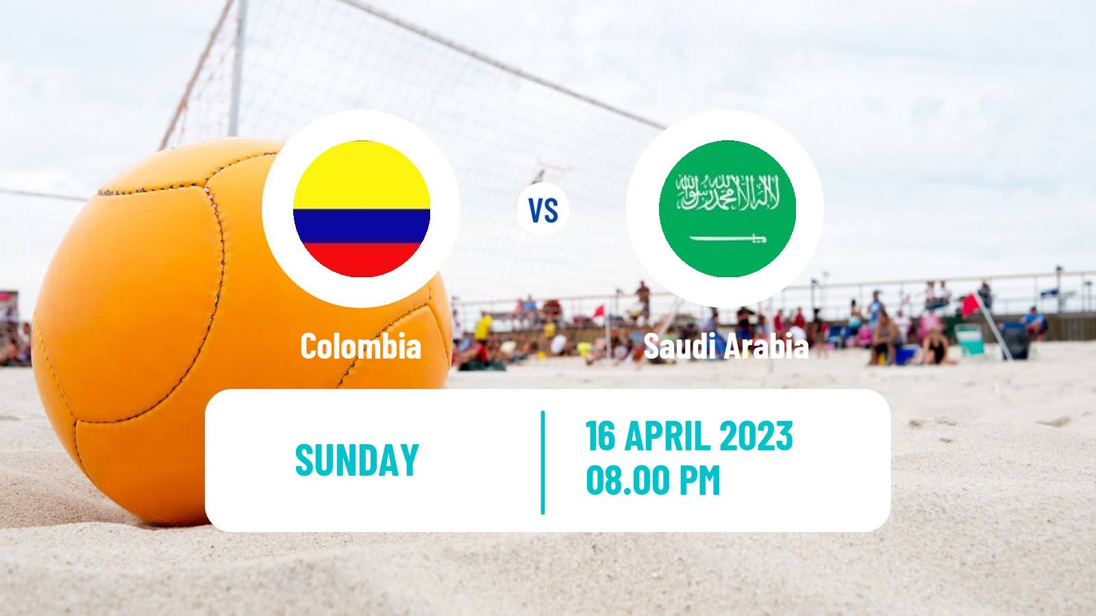 Beach soccer Beach Soccer Colombia - Saudi Arabia