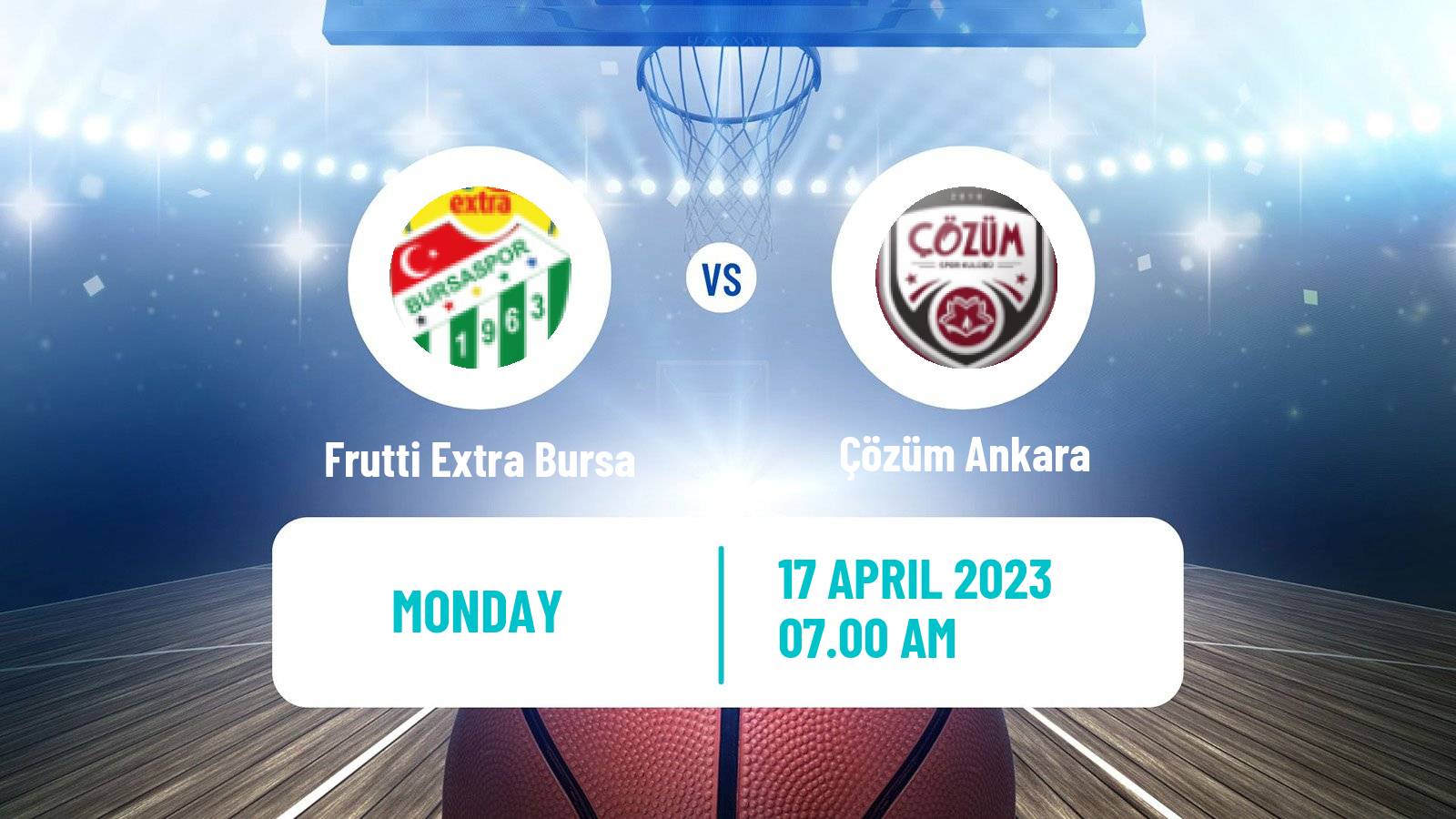 Basketball Turkish TB2L Frutti Extra Bursa - Çözüm Ankara