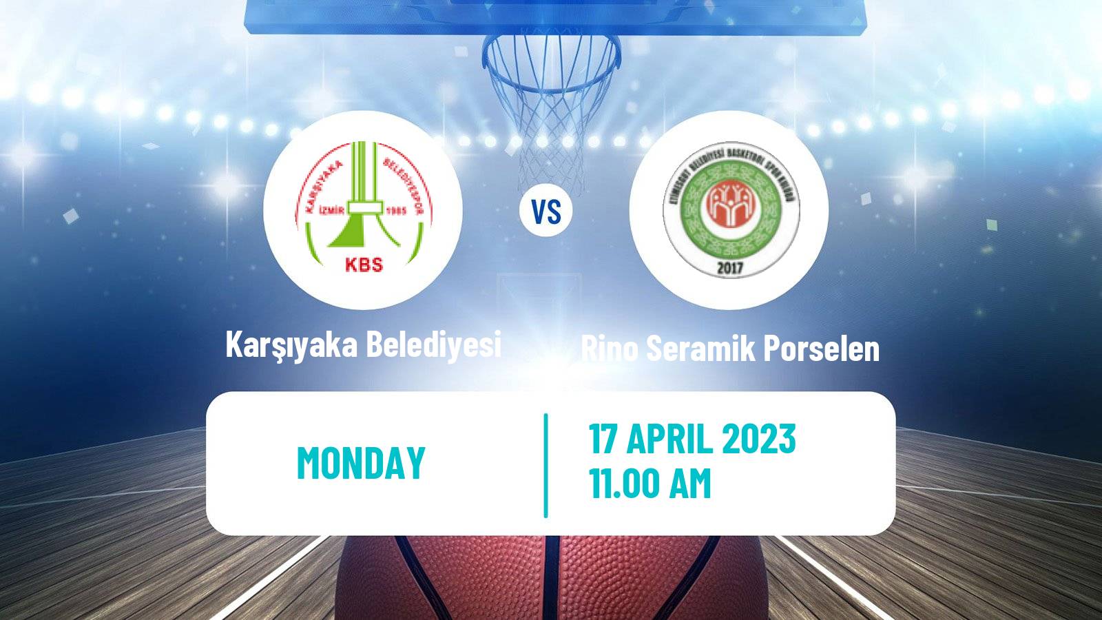 Basketball Turkish TB2L Karşıyaka Belediyesi - Rino Seramik Porselen