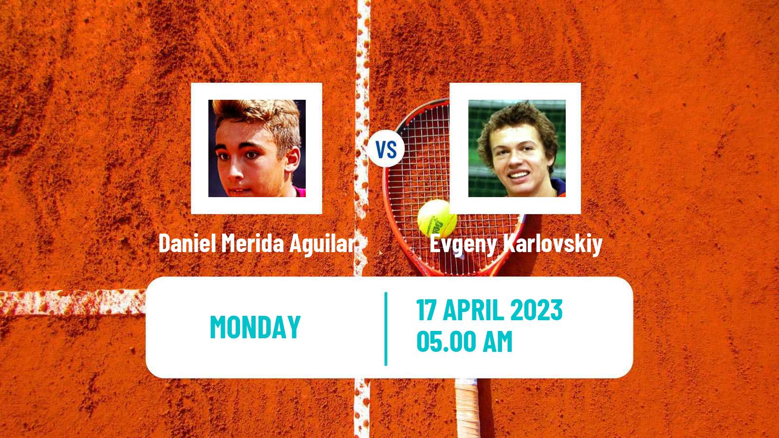 Tennis ATP Challenger Daniel Merida Aguilar - Evgeny Karlovskiy