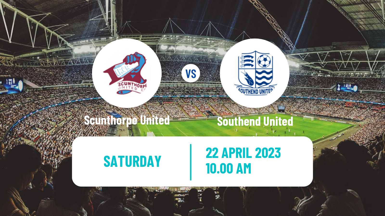 Soccer English National League Scunthorpe United - Southend United