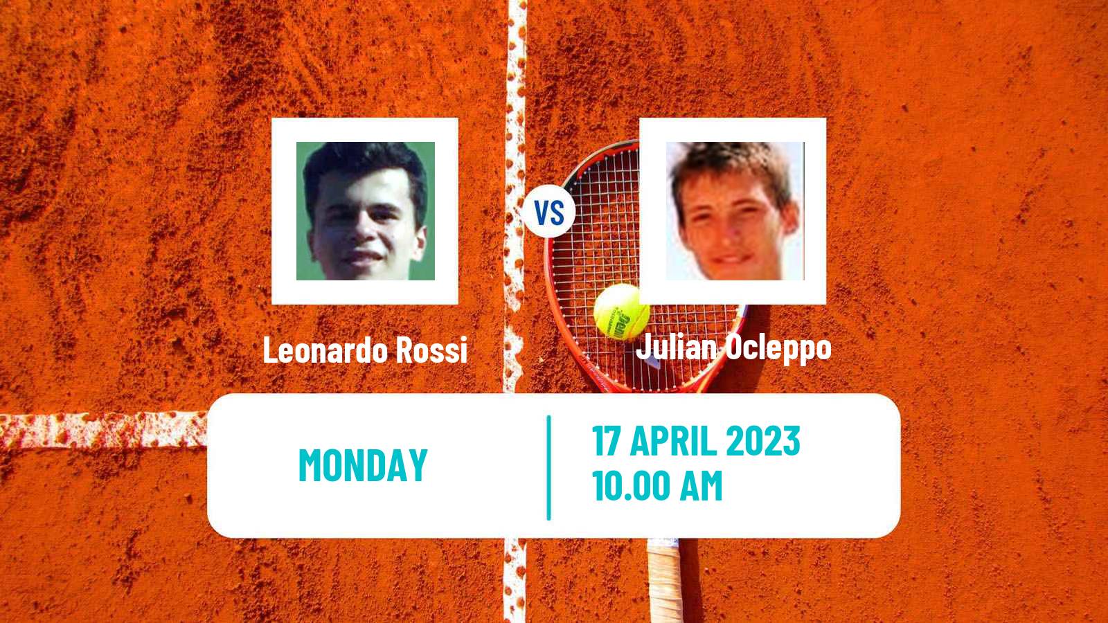 Tennis ITF Tournaments Leonardo Rossi - Julian Ocleppo