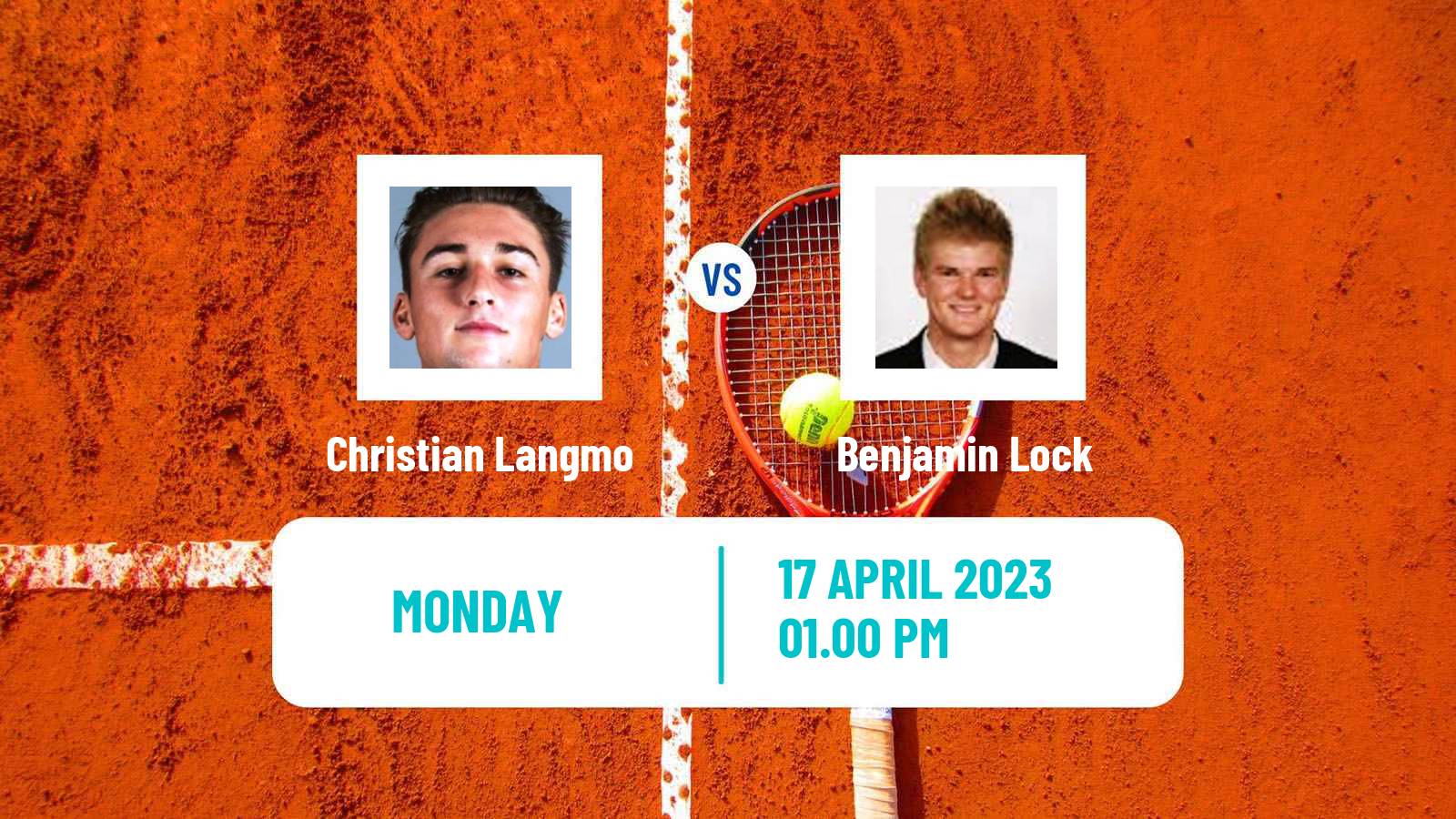 Tennis ATP Challenger Christian Langmo - Benjamin Lock