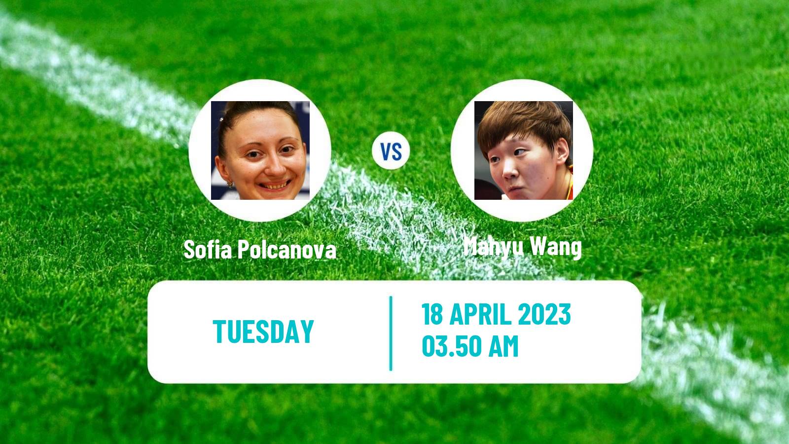 Table tennis Table Tennis Sofia Polcanova - Manyu Wang