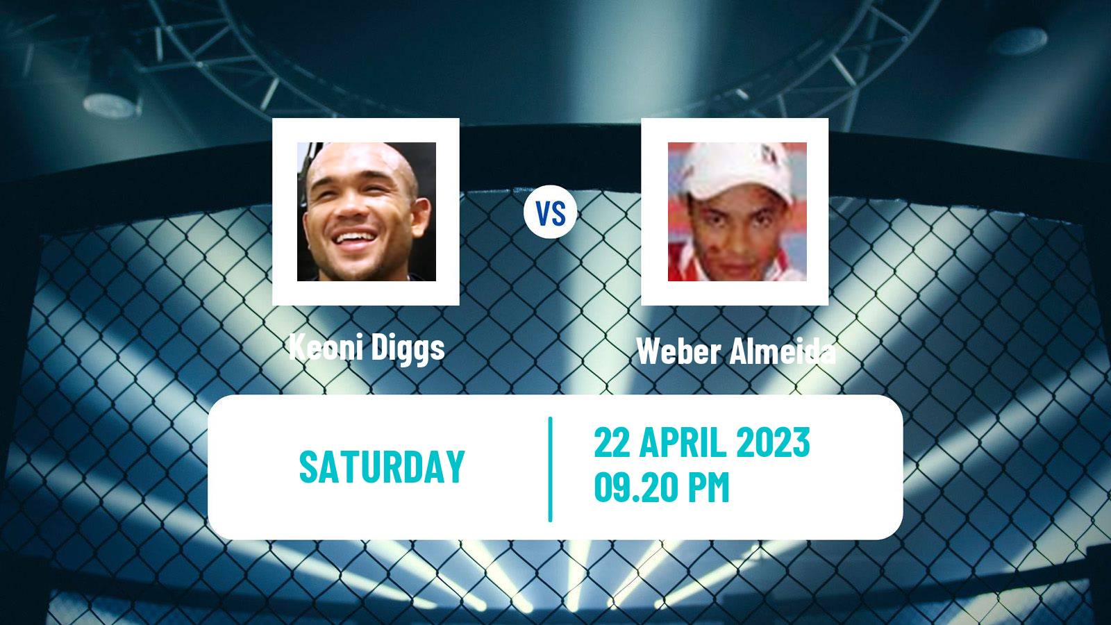 MMA MMA Keoni Diggs - Weber Almeida