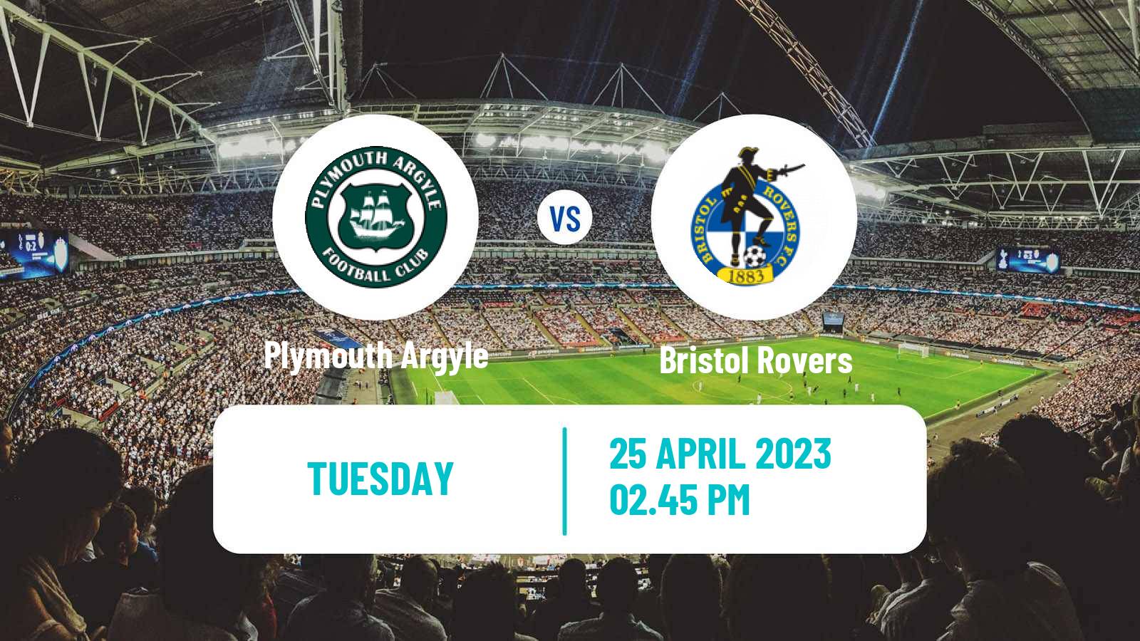 Soccer English League One Plymouth Argyle - Bristol Rovers