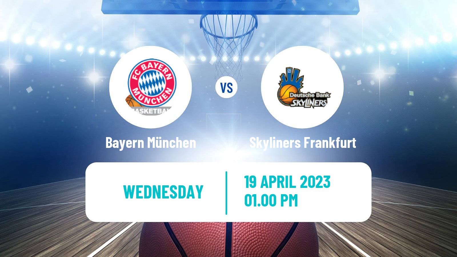 Basketball German BBL Bayern München - Skyliners Frankfurt