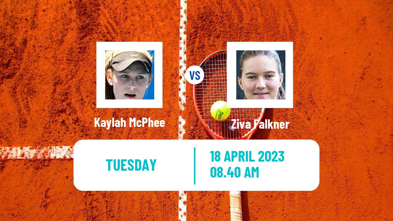 Tennis ITF Tournaments Kaylah McPhee - Ziva Falkner