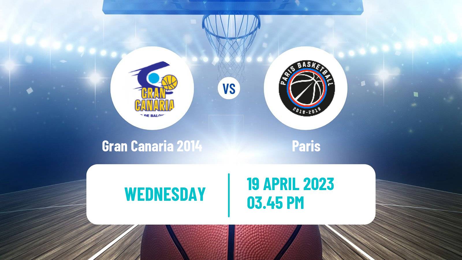 Basketball Eurocup Gran Canaria 2014 - Paris
