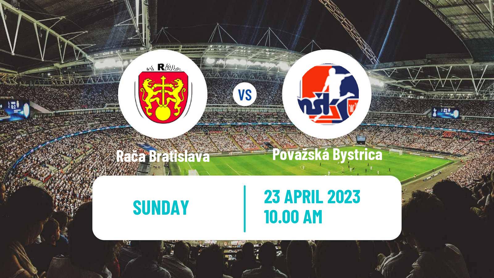 Soccer Slovak 2 Liga Rača Bratislava - Považská Bystrica