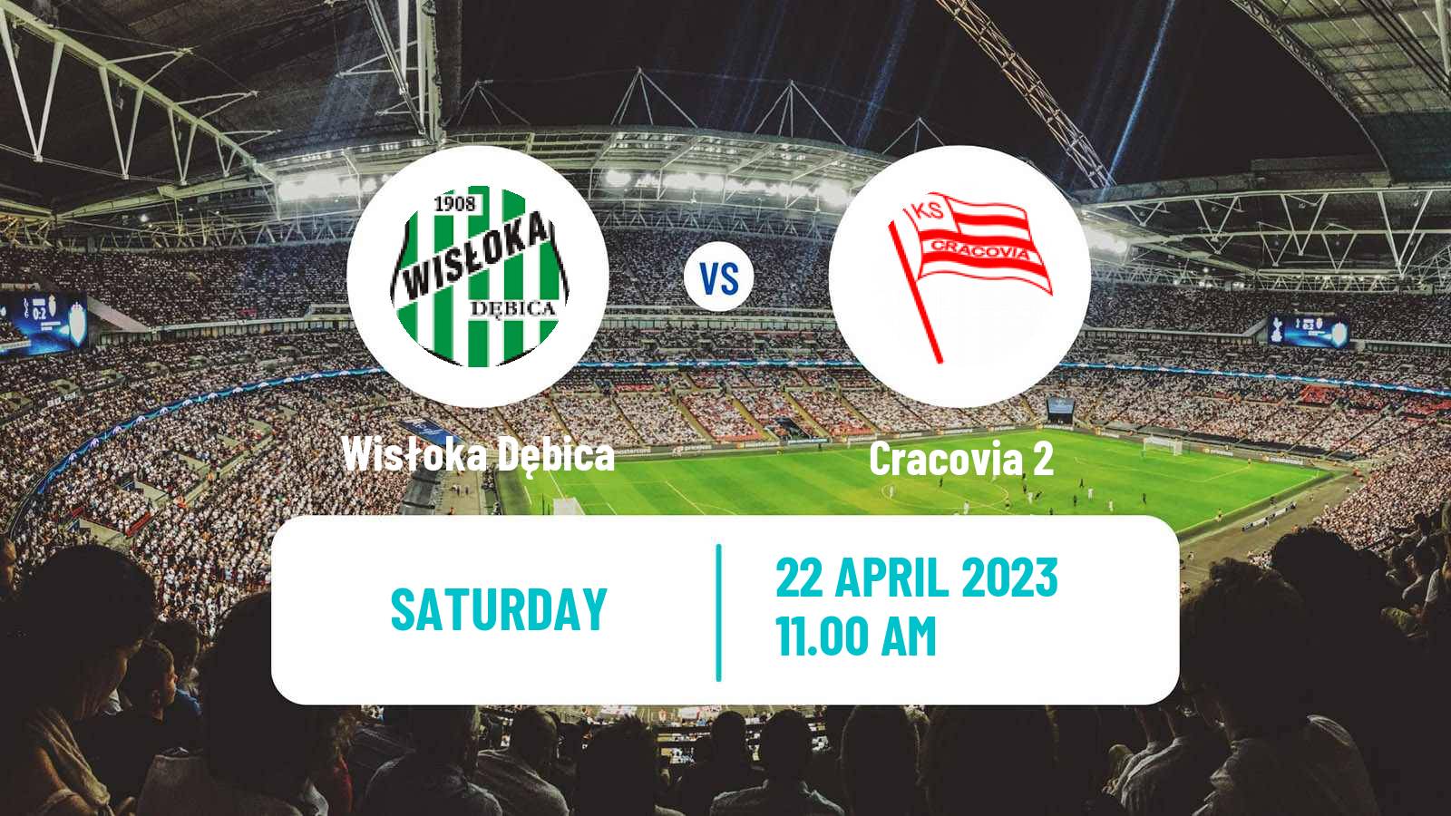 Soccer Polish Division 3 - Group IV Wisłoka Dębica - Cracovia 2