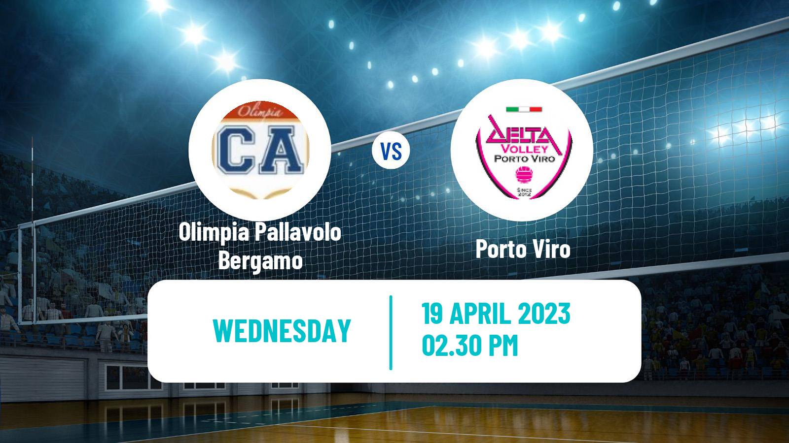 Volleyball Italian Serie A2 Volleyball Olimpia Pallavolo Bergamo - Porto Viro