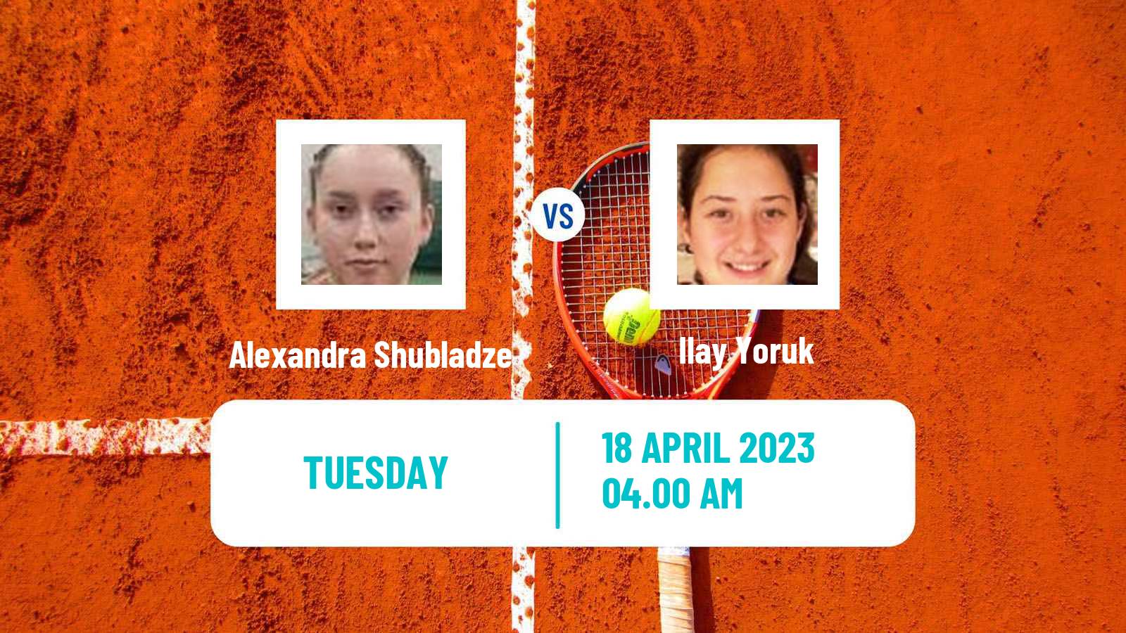 Tennis ITF Tournaments Alexandra Shubladze - Ilay Yoruk