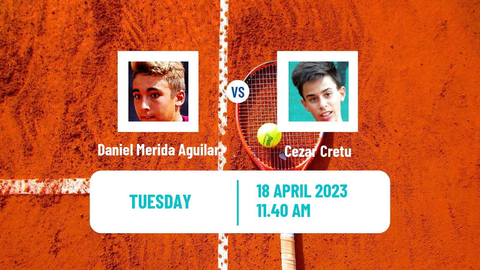 Tennis ATP Challenger Daniel Merida Aguilar - Cezar Cretu