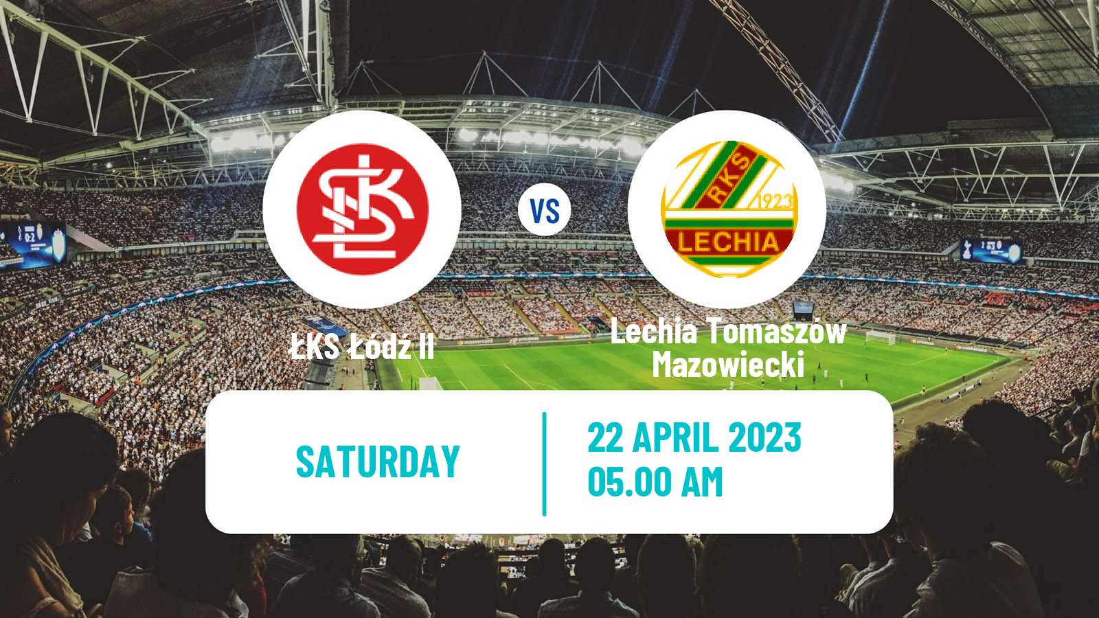 Soccer Polish Division 3 - Group I ŁKS Łódź II - Lechia Tomaszów Mazowiecki