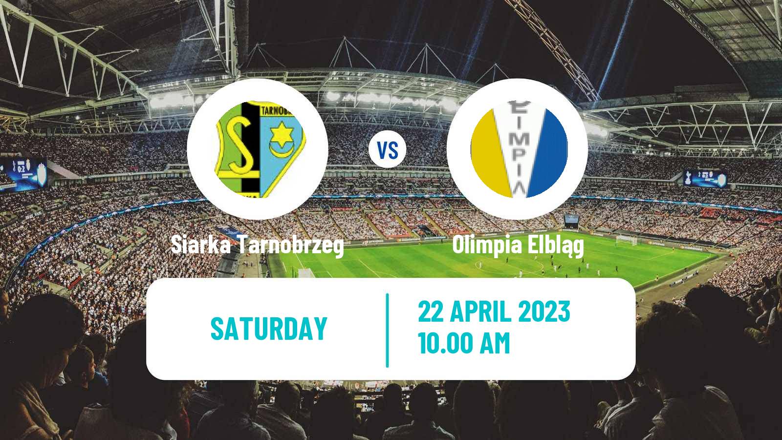 Soccer Polish Division 2 Siarka Tarnobrzeg - Olimpia Elbląg