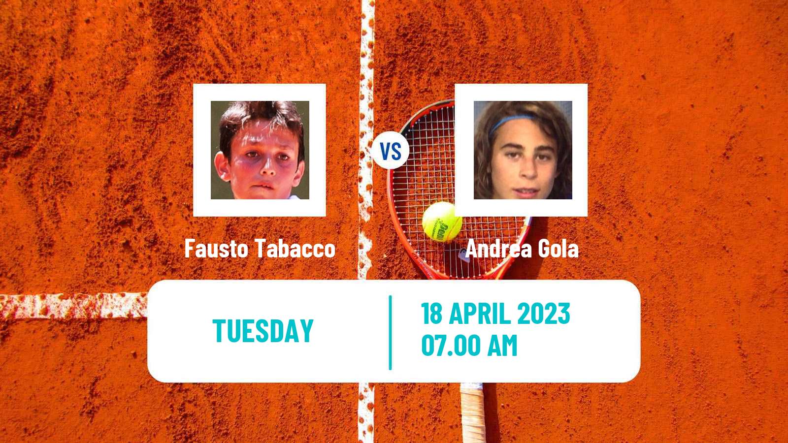 Tennis ITF Tournaments Fausto Tabacco - Andrea Gola