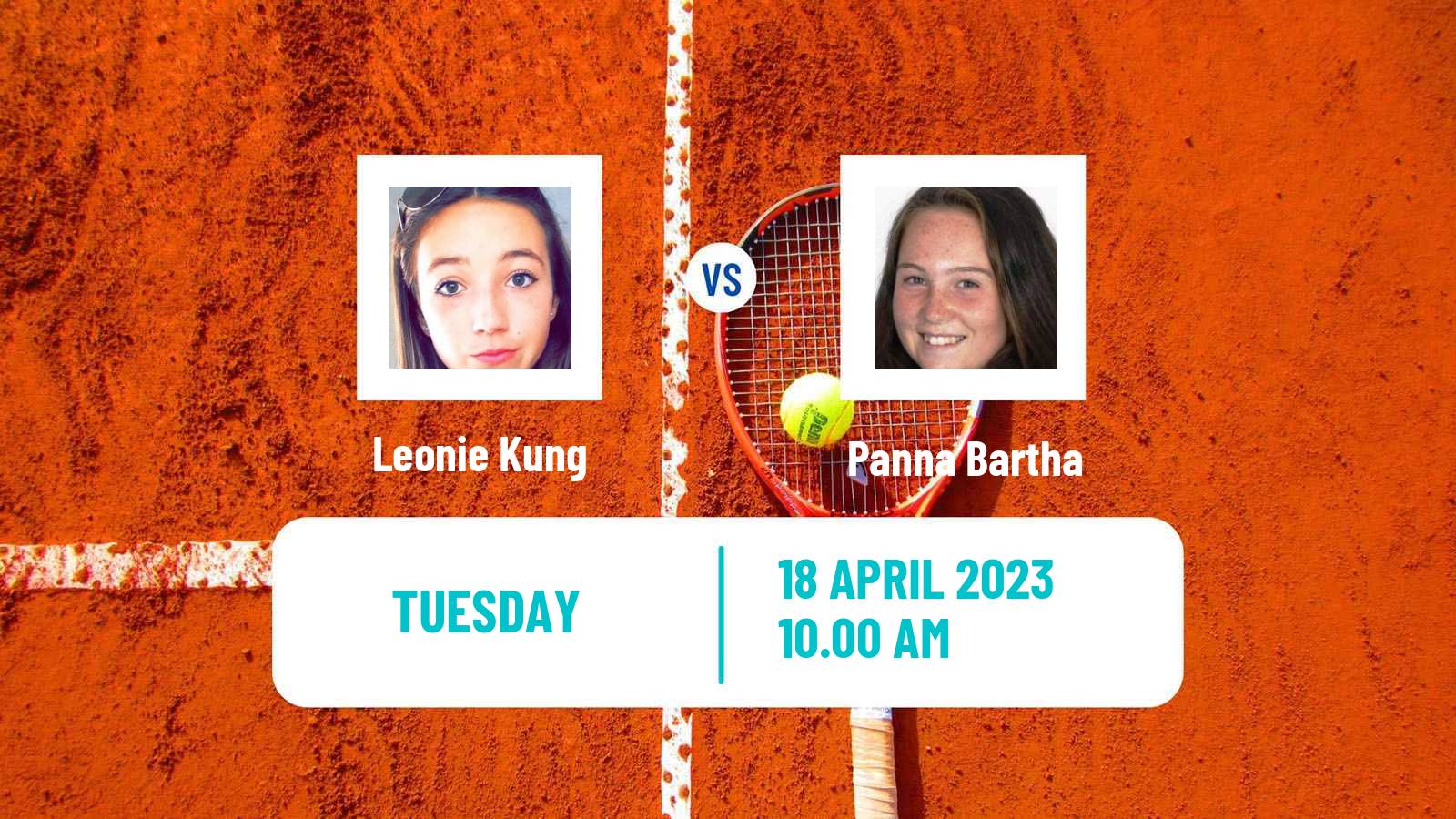 Tennis ITF Tournaments Leonie Kung - Panna Bartha