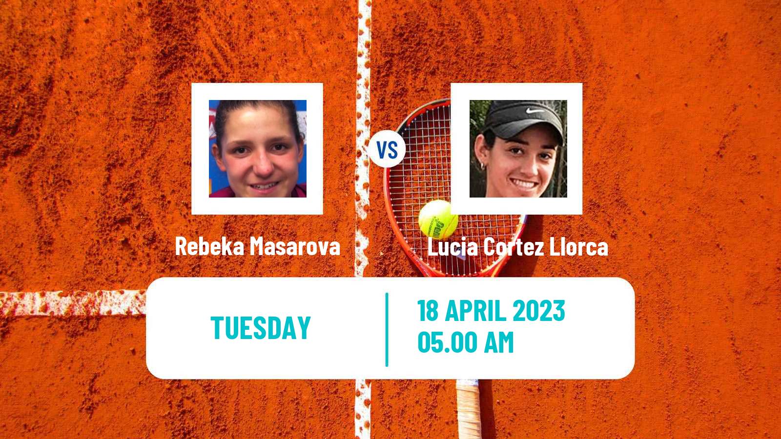 Tennis ITF Tournaments Rebeka Masarova - Lucia Cortez Llorca