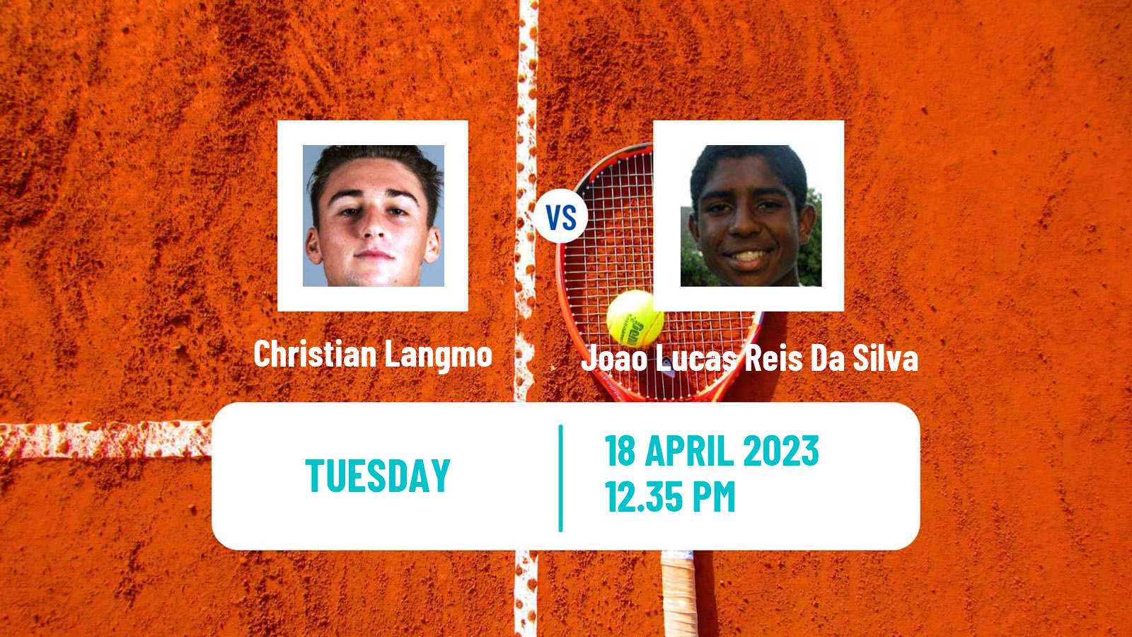Tennis ATP Challenger Christian Langmo - Joao Lucas Reis Da Silva