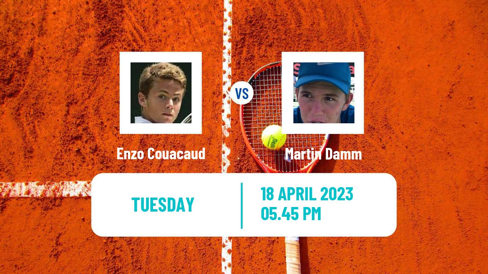 Tennis ATP Challenger Enzo Couacaud - Martin Damm