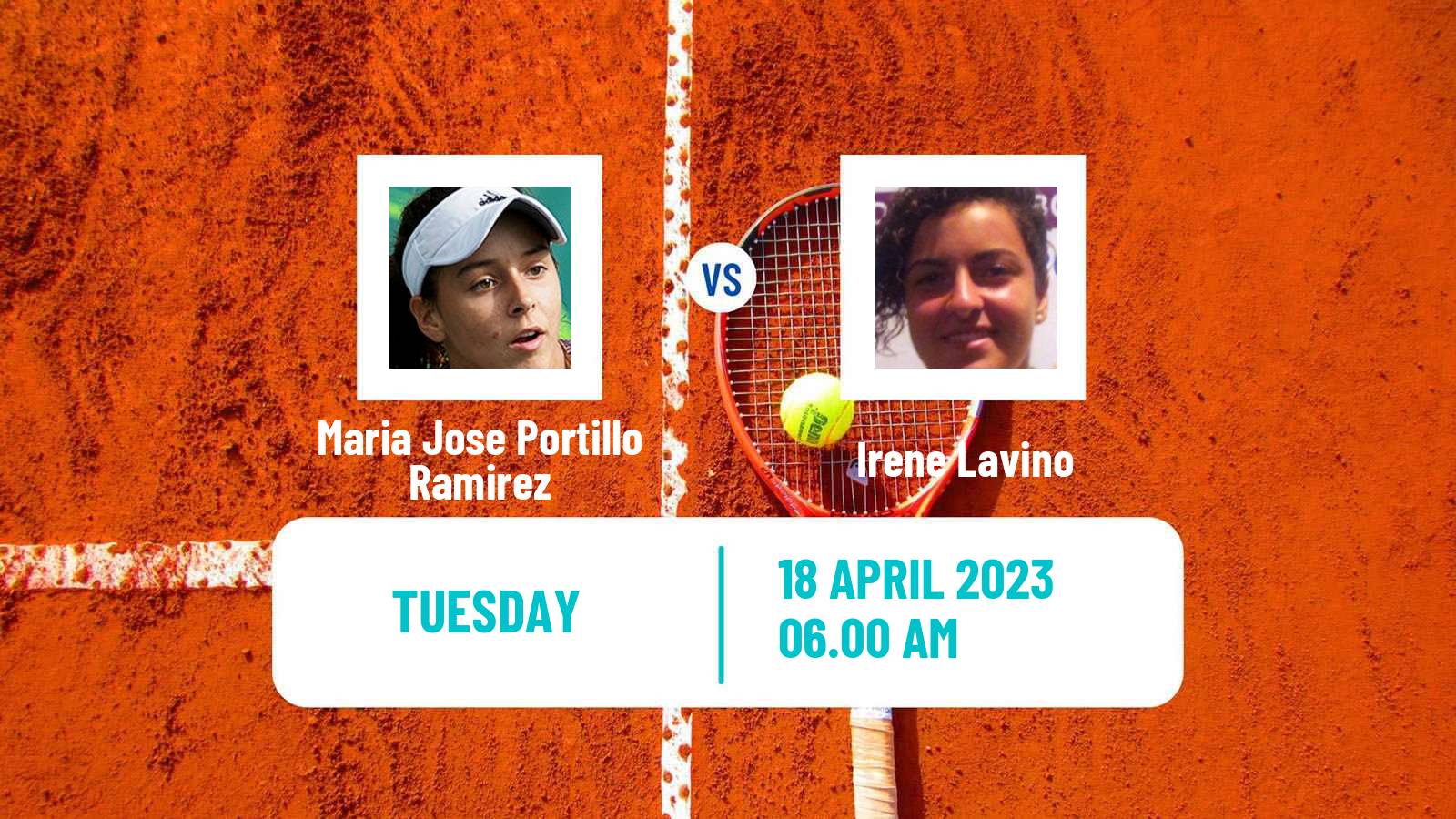 Tennis ITF Tournaments Maria Jose Portillo Ramirez - Irene Lavino