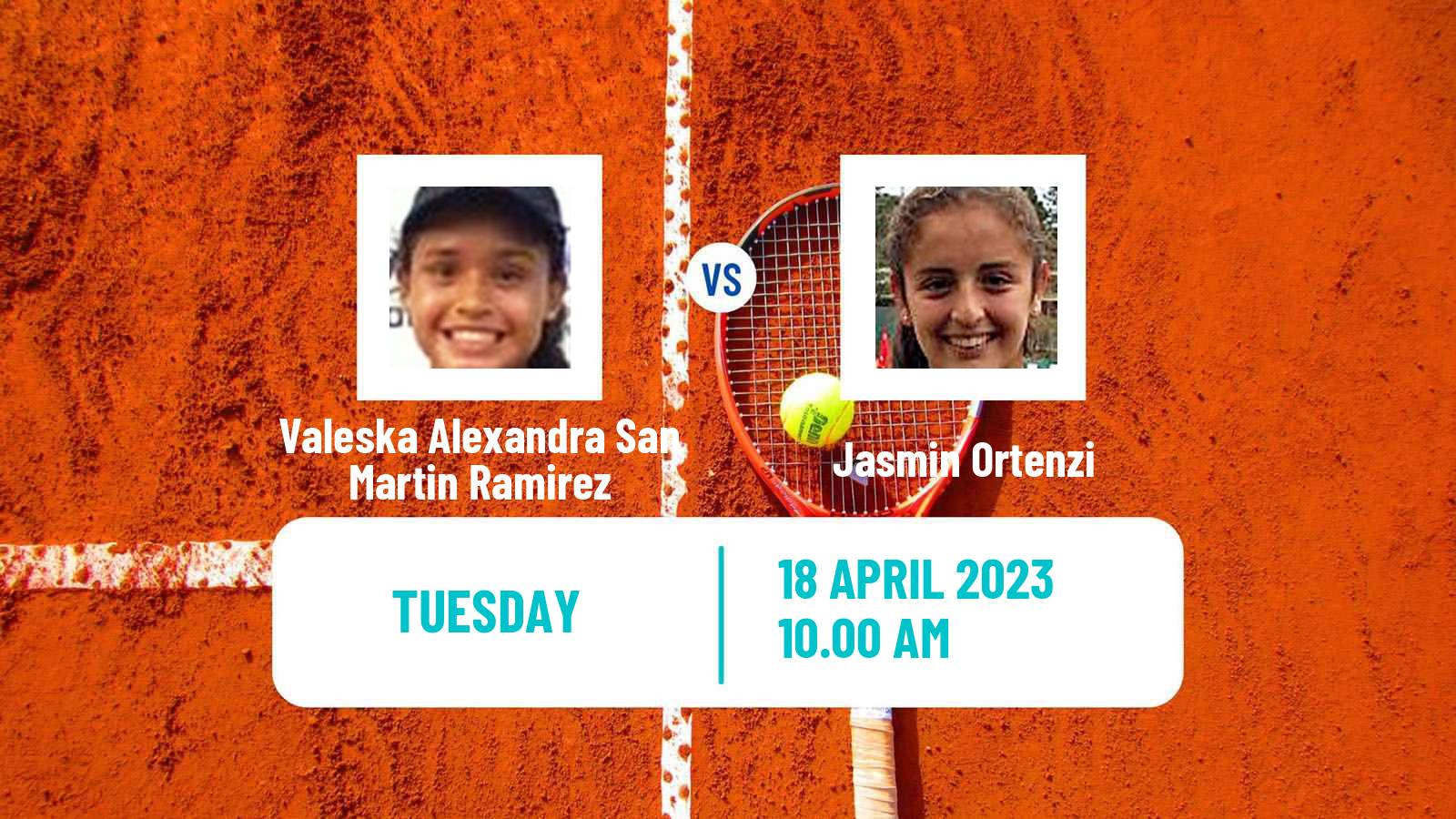 Tennis ITF Tournaments Valeska Alexandra San Martin Ramirez - Jasmin Ortenzi