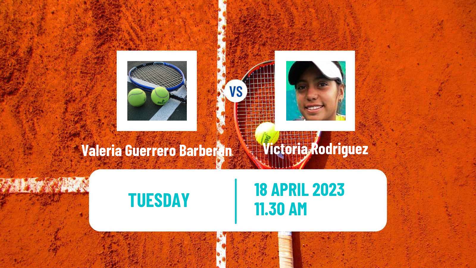 Tennis ITF Tournaments Valeria Guerrero Barberan - Victoria Rodriguez