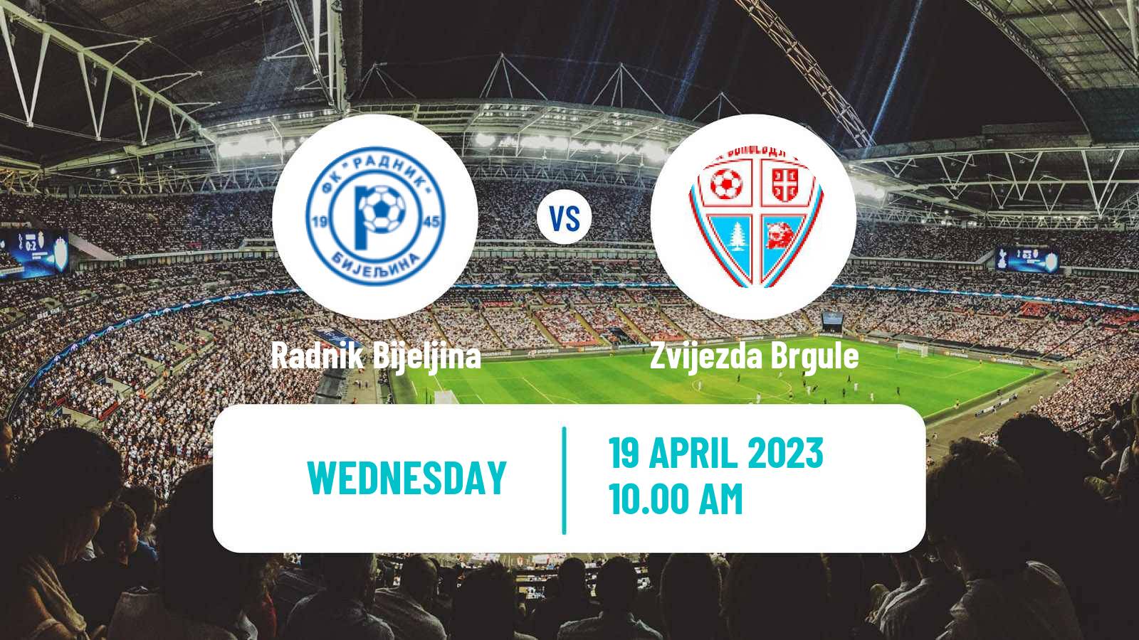 Soccer Bosnian Prva Liga RS Radnik Bijeljina - Zvijezda Brgule