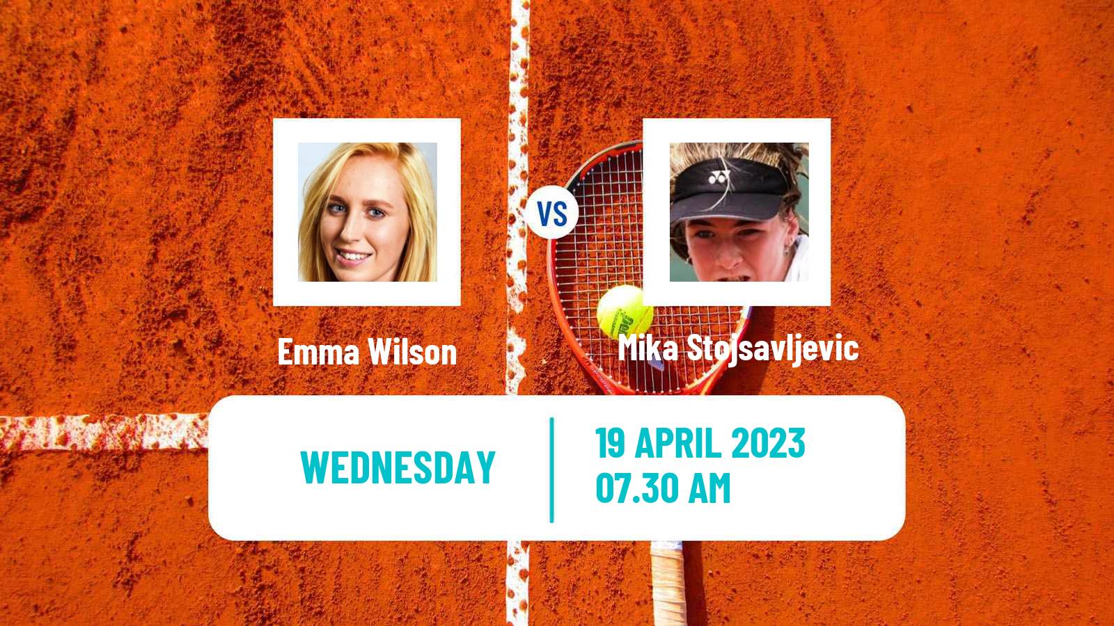 Tennis ITF Tournaments Emma Wilson - Mika Stojsavljevic