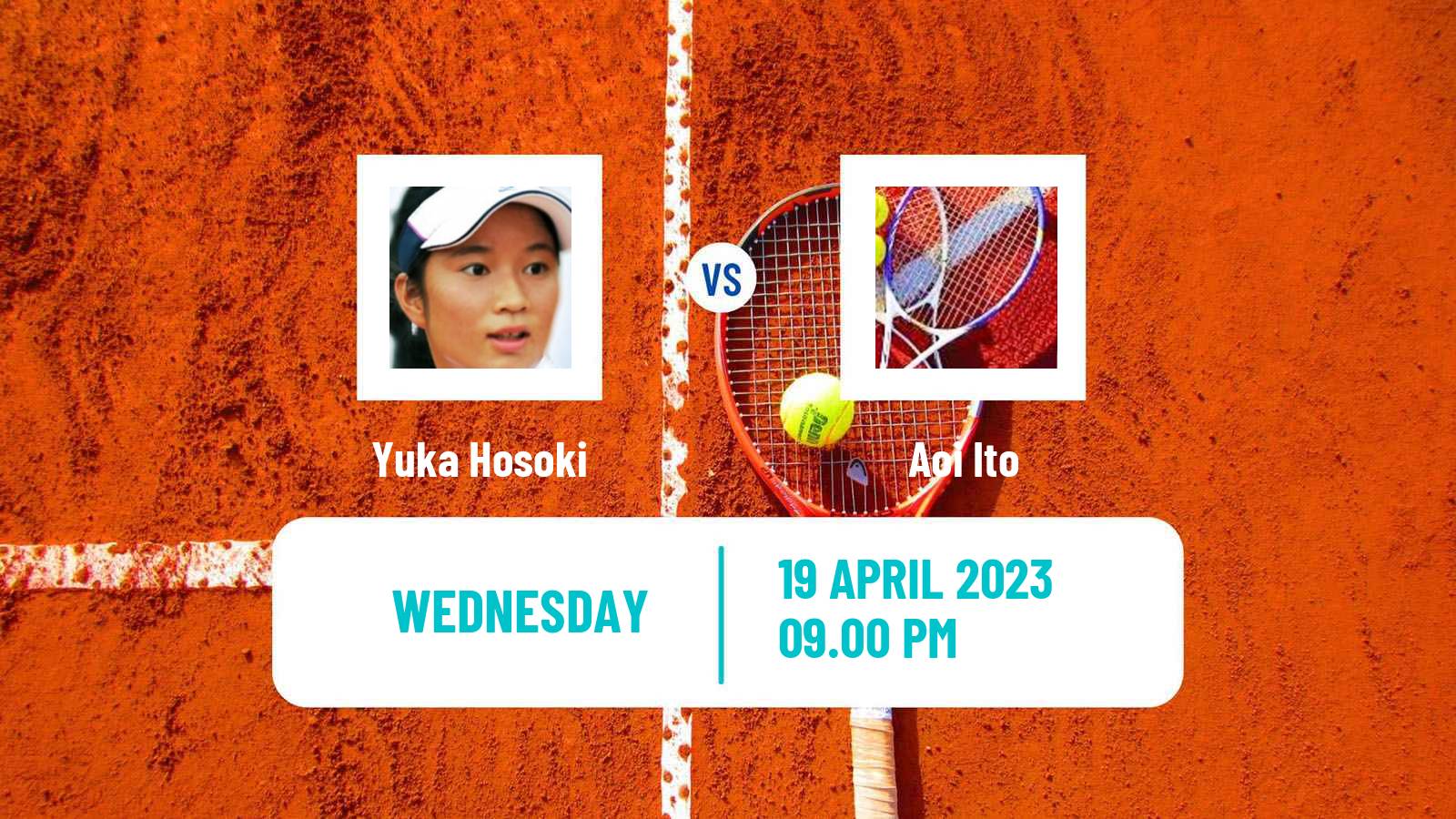 Tennis ITF Tournaments Yuka Hosoki - Aoi Ito